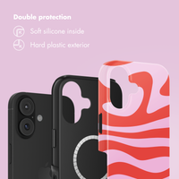 Selencia Vivid Back Cover with MagSafe Apple iPhone 17 - Dream Swirl Pink