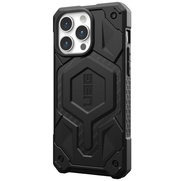 UAG Monarch Pro Backcover iPhone 15 Pro Max - Carbon Fiber