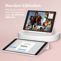 Accezz Smart Silicone Bookcase Apple iPad 9 (2021) 10.2 inch / iPad 8 (2020) 10.2 inch / iPad 7 (2019) 10.2 inch - Roze