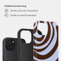 Selencia Vivid Backcover Apple iPhone 15 - Dream Swirl Chocolate