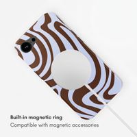 Selencia Vivid Back Cover with MagSafe Apple iPhone 17e / 16e - Dream Swirl Chocolate