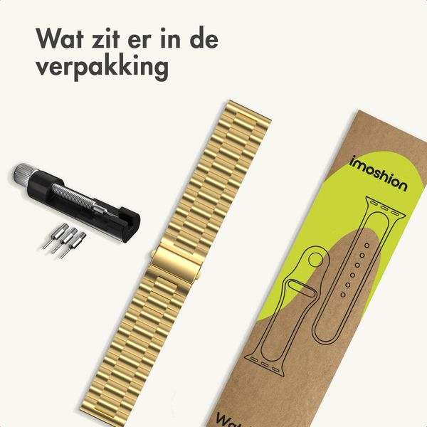 imoshion Stalen bandje  - Universeel 20 mm aansluiting - Goud