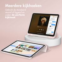Accezz Smart Silicone Bookcase Apple iPad Air 11 inch (2025) M3 / (2024) M2 / Air 5 (2022) / Air 4 (2020) - Roze