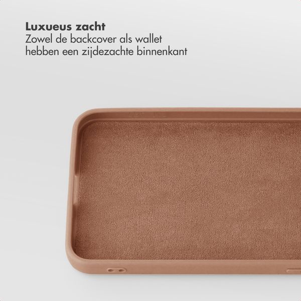 Selencia Olyn Uitneembare Bookcase met MagSafe Samsung Galaxy A37 (5G) - Bruin