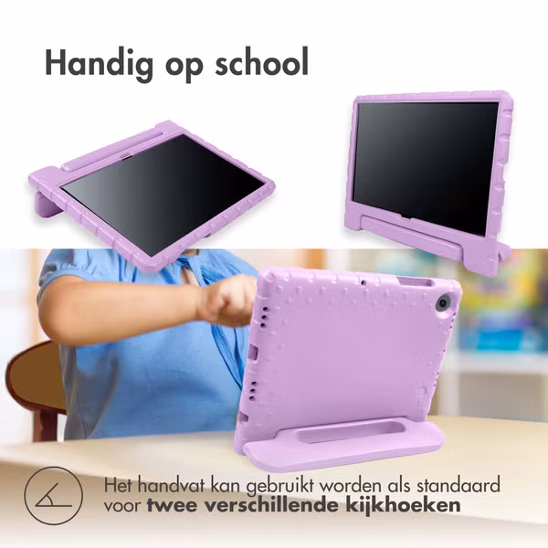 imoshion Kidsproof Backcover met handvat Apple iPad 6 (2018) 9.7 inch / iPad 5 (2017) 9.7 inch - Lila