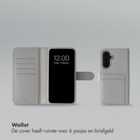 Selencia Olyn Uitneembare Bookcase met MagSafe Samsung Galaxy A57 (5G) - Grijs