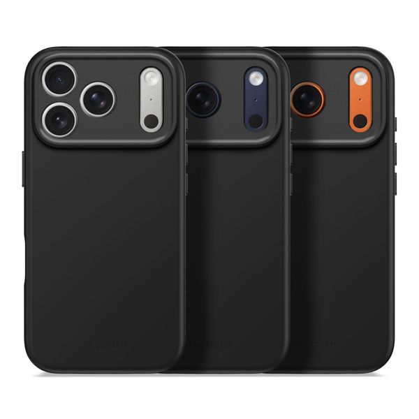 Decoded Silicone Backcover MagSafe Apple iPhone 17 Pro Max - Phantom Black