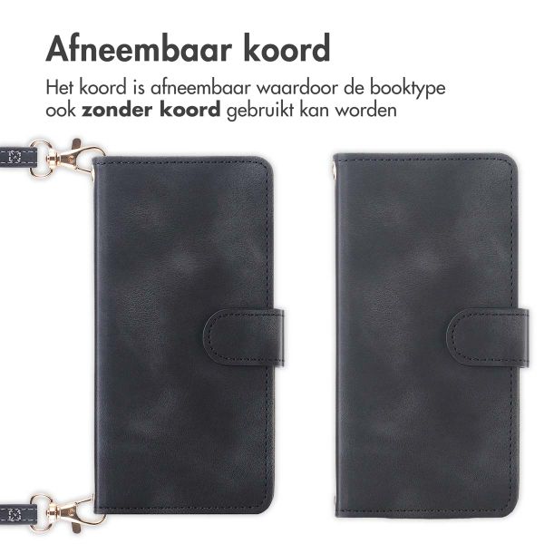 imoshion Bookcase met koord iPhone 15 - Zwart