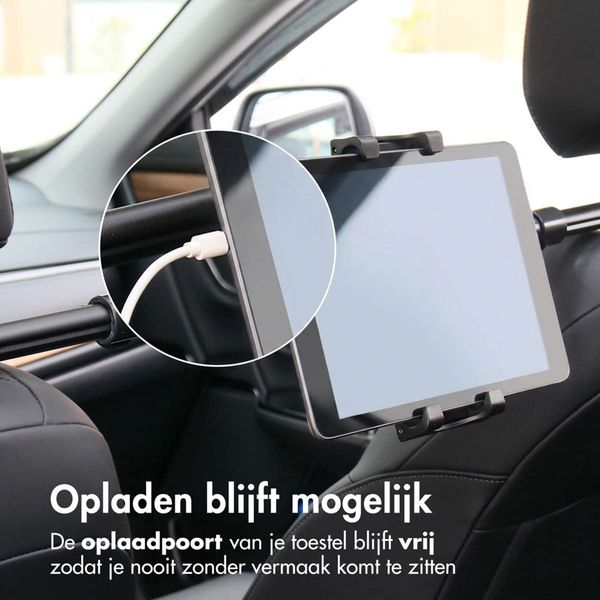 imoshion Tablethouder Auto - Hoofdsteun Midden - Universeel - Uitschuifbaar