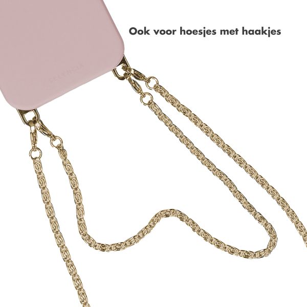 Selencia Universeel telefoonkoord ketting - Goud