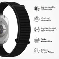 imoshion Nylon bandje Samsung Galaxy Watch Ultra 2 (2026) / Ultra (2024/2025) - Zwart