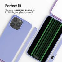 imoshion Silicone Case with Strap Apple iPhone 15 Pro Max - Purple