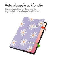 imoshion Design Trifold Bookcase Samsung Galaxy Tab S11 Ultra - Flowers Distance