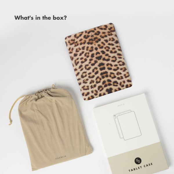 Selencia Vivid Tablet Case Apple iPad Air 11 inch (2026) M4 / (2025) M3 / (2024) M2 / Air 5 (2022) / Air 4 (2020) - Wild Leo