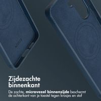 Accezz MagSafe Leather Backcover Samsung Galaxy S26 Plus - Nightfall Blue