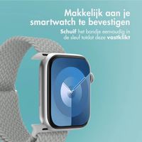 imoshion Nylon geweven bandje Apple Watch Series 1 t/m 11 / SE / Ultra (44/45/46/49 mm) - Grijs
