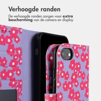 imoshion Design Bookcase Apple iPhone SE (2022 / 2020) / 8 / 7 / 6(s) - Dusty Rose Blossoms