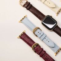 Burga Genuine Leather Band Apple Watch | 38/40/41/42 mm - Mobwife / Gold