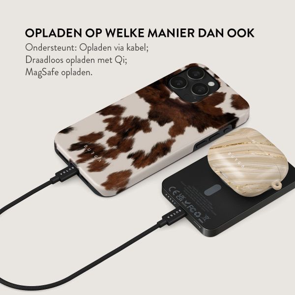 Burga Magnetic Powerbank 5.000 mAh - Geschikt voor MagSafe en Qi2 | Celestial - Gunmetal