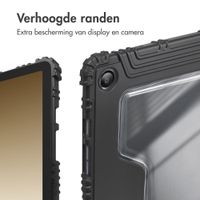 Accezz Rugged Trifold Bookcase Samsung Galaxy Tab A9 Plus - Zwart
