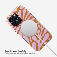 Selencia Vivid Tough Backcover met MagSafe iPhone 16 Pro - Modern Bloom Pink