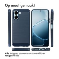 imoshion Brushed Backcover Oppo A6x (4G/5G) - Donkerblauw