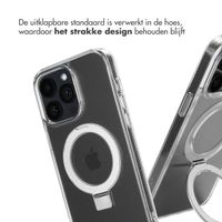 Accezz Ring Stand Backcover met MagSafe Apple iPhone 14 Pro Max - Transparant