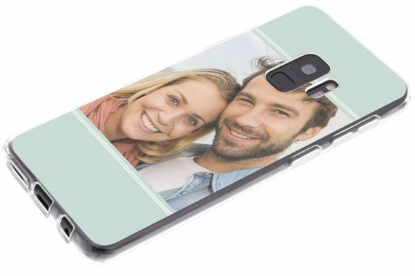 Ontwerp je eigen Samsung Galaxy S9 gel hoesje - Transparant