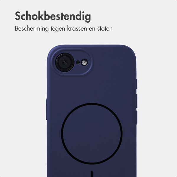 Accezz Grip Backcover met MagSafe Apple iPhone 17e / 16e - Donkerblauw