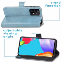 imoshion Luxe Bookcase Samsung Galaxy A52(s) (5G/4G) - Lichtblauw