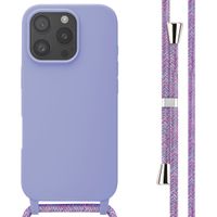 imoshion Silicone Case with Strap Apple iPhone 16 Pro - Purple