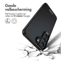 Accezz Rugged Frosted Backcover Samsung Galaxy S22 - Zwart