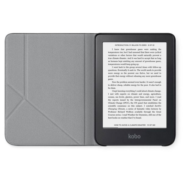 Kobo SleepCover Kobo Clara 2E / Tolino Shine 4 - Zwart