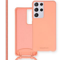 imoshion Color Backcover met afneembaar koord Samsung Galaxy S21 Ultra - Peach