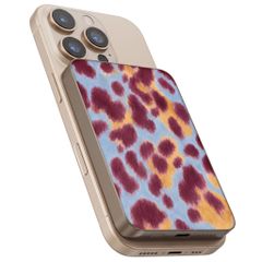 Selencia Vivid Powerbank 5.000 mAh - Draadloze Powerbank - MagSafe en Qi - Desert Gold / Rebel Crush