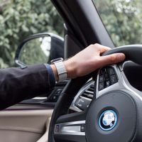 imoshion Magnetisch lederen bandje Apple Watch Series 1 - 11 / SE / Ultra (44/45/46/49 mm) - Wit