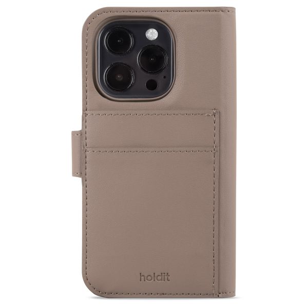 Holdit Wallet Case Magnet Plus iPhone 15 Pro - Mocha Brown