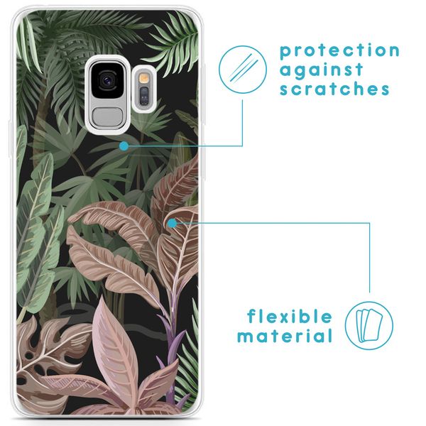 imoshion Design hoesje Samsung Galaxy S9 - Dark Jungle