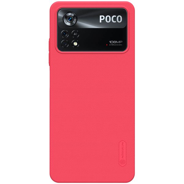 Nillkin Super Frosted Shield Case Xiaomi Poco X4 Pro 5G - Rood