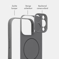 Accezz Grip Backcover met MagSafe Apple iPhone 16 Pro - Grijs