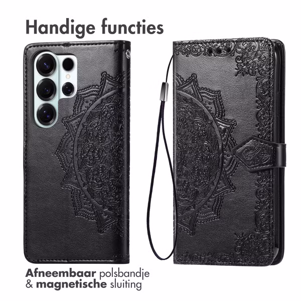 imoshion Mandala Bookcase Samsung Galaxy S26 Ultra - Zwart