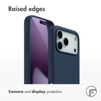 Accezz Liquid Silicone Back Cover with MagSafe Apple iPhone 17 Pro Max - Dark Blue