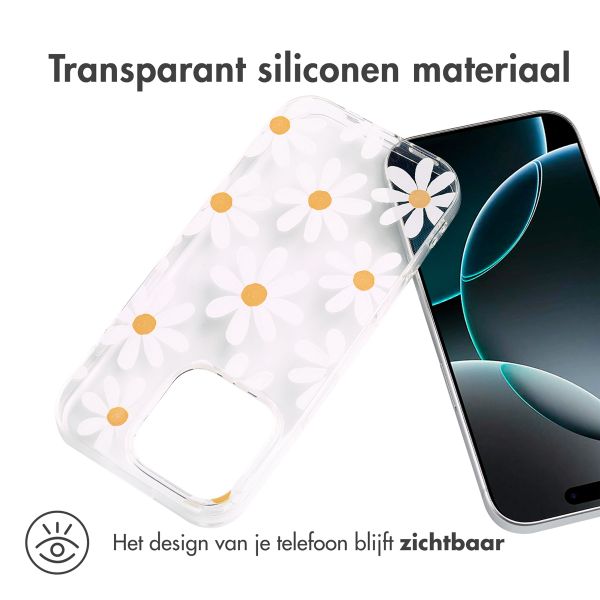 imoshion Design hoesje Apple iPhone 16 Pro - Daisy Flower