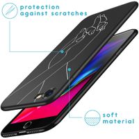 imoshion Design hoesje iPhone SE (2022 / 2020) / 8 / 7  - Hand - Zwart