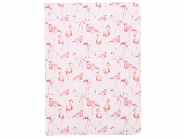 360° Draaibare Design Bookcase iPad Air 1 (2013) - Flamingo