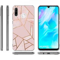 imoshion Design hoesje Huawei P30 Lite - Grafisch Koper / Roze