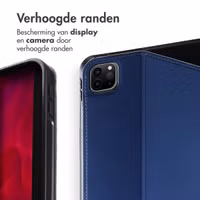 Accezz Classic Tablet Case Apple iPad Pro 12.9 (2022) / Pro 12.9 (2021) / Pro 12.9 (2020) - Donkerblauw