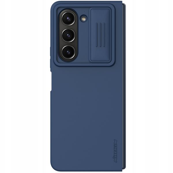 Nillkin CamShield Silky Silicone Case Samsung Galaxy Z Fold 5 - Blauw