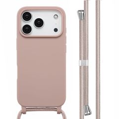 imoshion Silicone Case with Strap Apple iPhone 17 Pro - Sand Pink
