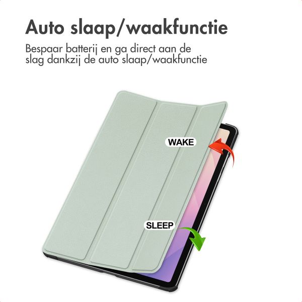 imoshion Trifold Bookcase Samsung Galaxy Tab S11 - Lichtgroen